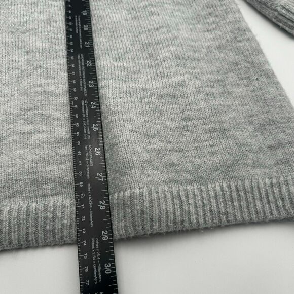 LANE BRYANT | Women's 18 20 gray knit sweater tortoise Shell Buttons on Sleeves - Picture 8 of 10